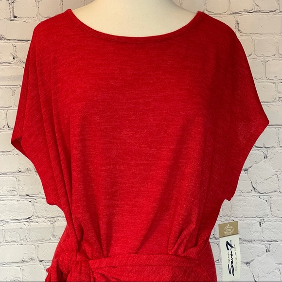 **SOLD** NWT Seven7 Asymmetrical Wrap Sweater - Picture 3 of 8